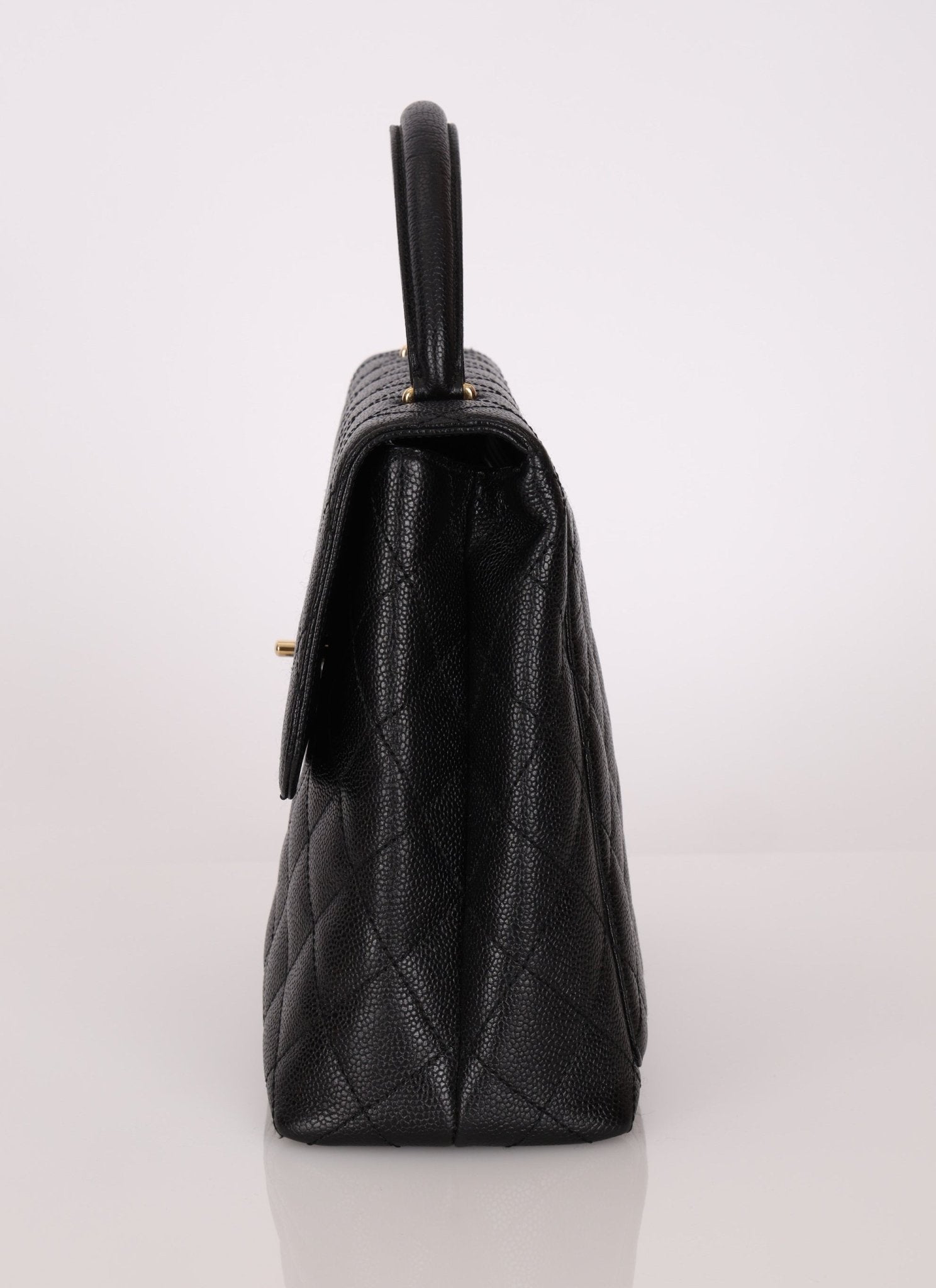 Chanel 2000 Caviar Kelly Top Handle - FashioNica