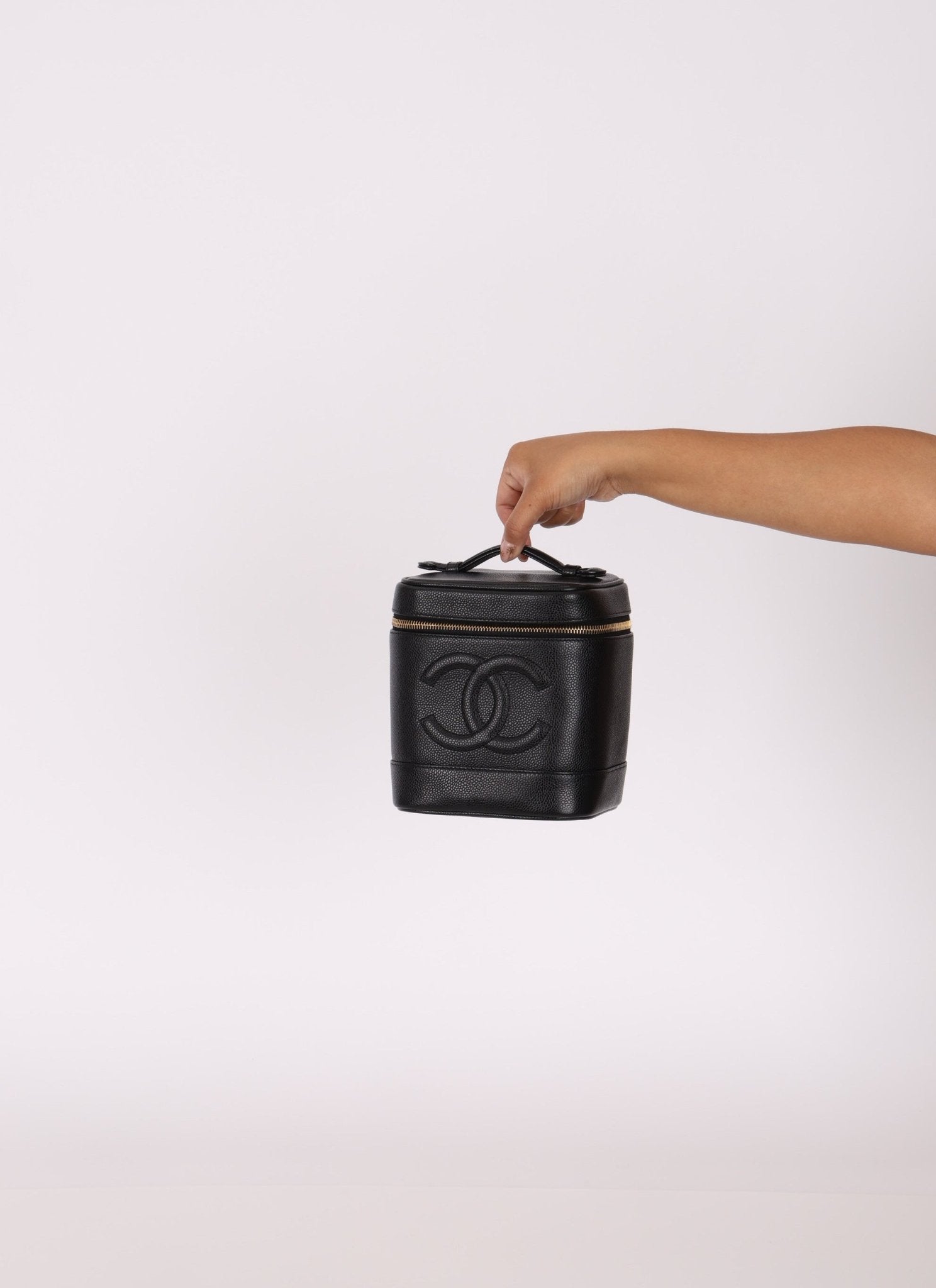 Chanel 2002 Caviar Vanity Bag - FashioNica