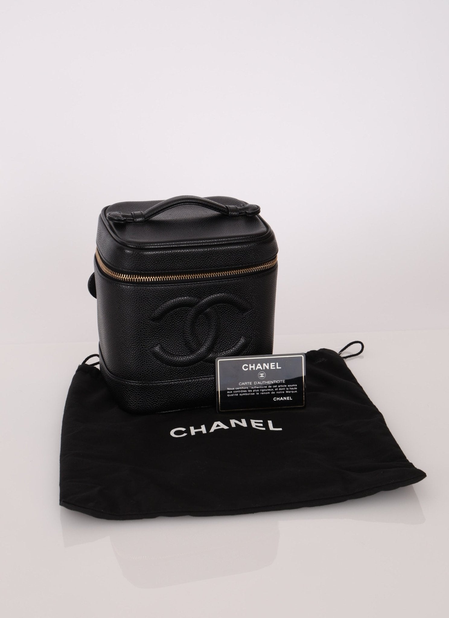 Chanel 2002 Caviar Vanity Bag - FashioNica