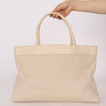 Chanel 2004 Linen Timeless Tote - FashioNica