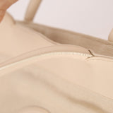 Chanel 2004 Linen Timeless Tote - FashioNica