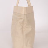 Chanel 2004 Linen Timeless Tote - FashioNica