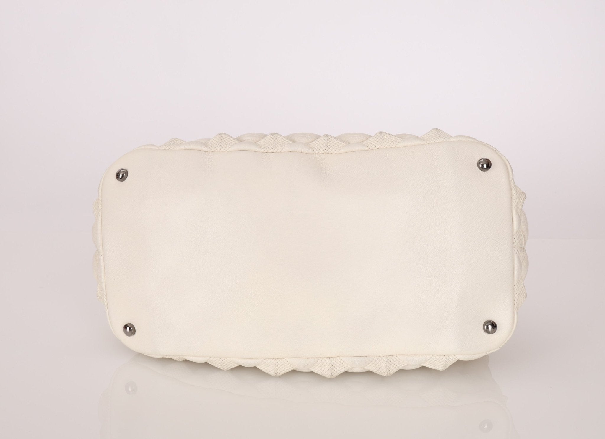 Chanel 2008 Glazed Lambskin Stravinsky Drawstring Bag - FashioNica