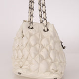Chanel 2008 Glazed Lambskin Stravinsky Drawstring Bag - FashioNica