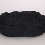 Chanel 2009 Denim Stretch Spirit CC Cabas Hobo - FashioNica