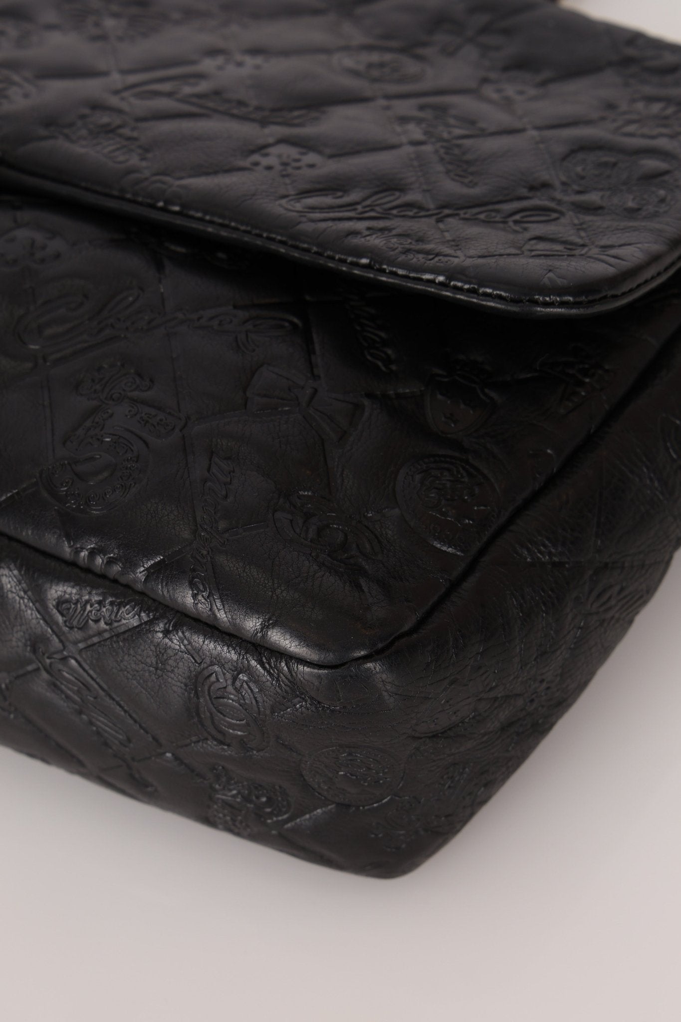 Chanel 2010 Calfskin Embossed Lucky Charms Symbol Flap Bag - FashioNica