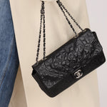 Chanel 2010 Calfskin Embossed Lucky Charms Symbol Flap Bag - FashioNica