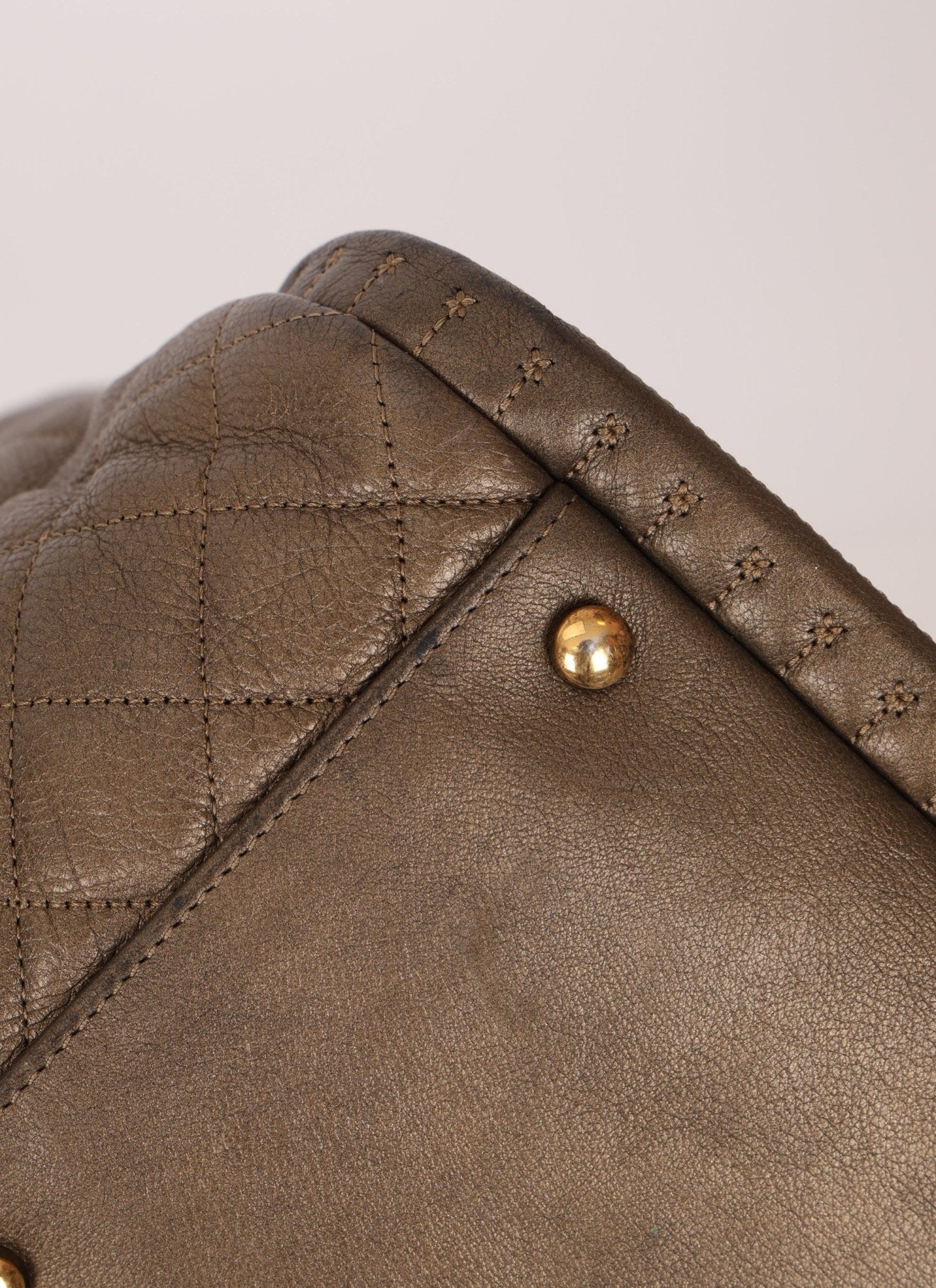 Chanel 2011 Calfskin Paris - Byzance Bronze Instanbul Chain Tote - FashioNica