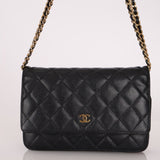 Chanel 2013 Black Caviar Wallet on Chain - FashioNica
