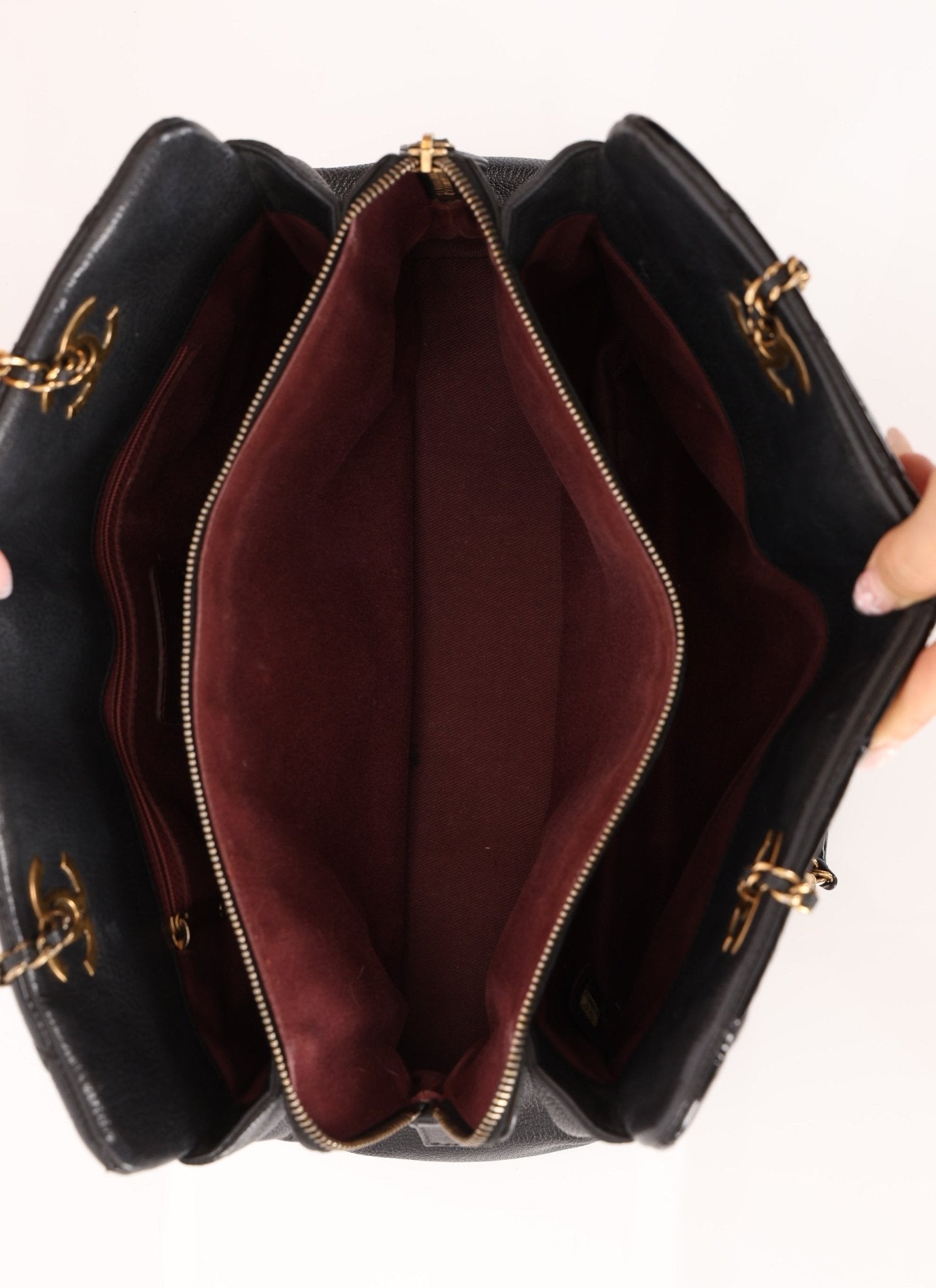 Chanel 2015 Patent CC Eyelet Tote - FashioNica