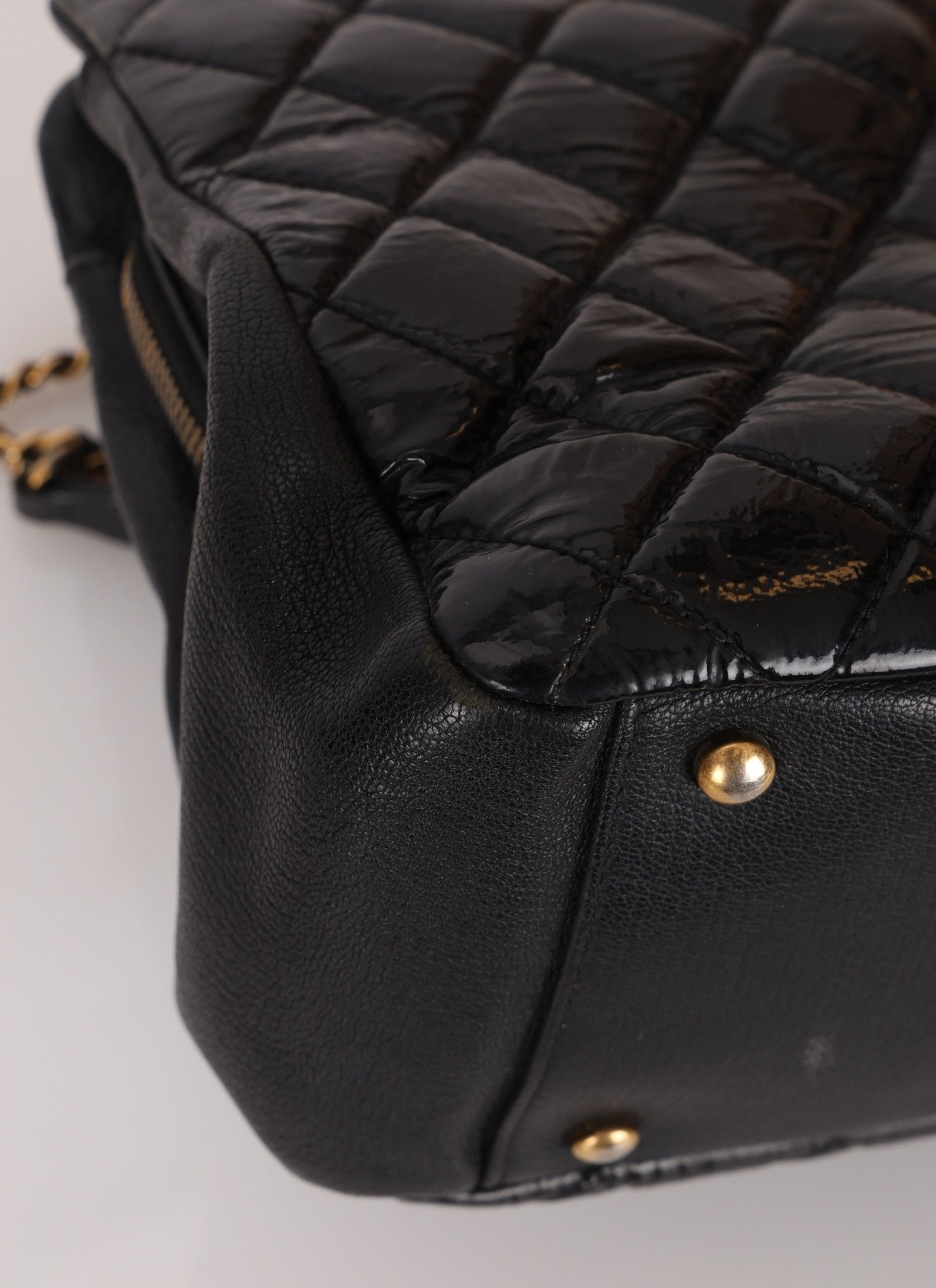 Chanel 2015 Patent CC Eyelet Tote - FashioNica