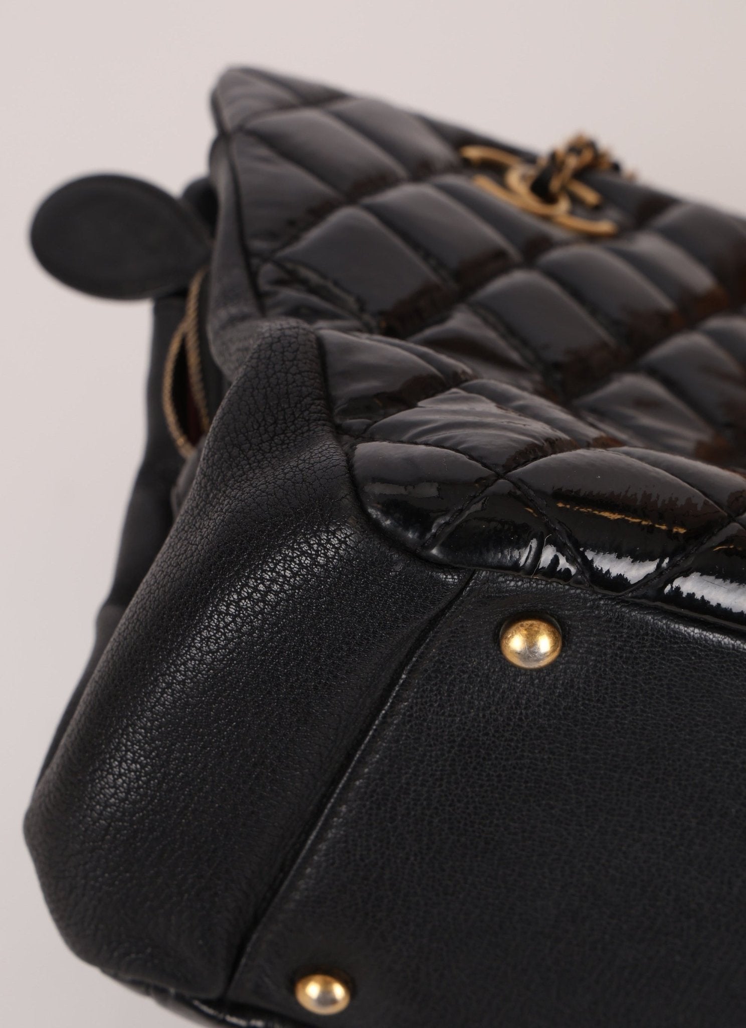 Chanel 2015 Patent CC Eyelet Tote - FashioNica