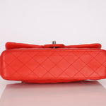 Chanel 2016 Lambskin Red Medium Double Flap GHW - FashioNica