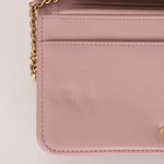 Chanel 2016 Mademoiselle Lilac Sheepskin Wallet on Chain - FashioNica