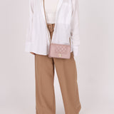 Chanel 2016 Mademoiselle Lilac Sheepskin Wallet on Chain - FashioNica