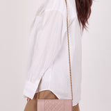 Chanel 2016 Mademoiselle Lilac Sheepskin Wallet on Chain - FashioNica