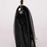 Chanel 2019 Black Caviar & Sheepskin Mademoiselle Wallet on Chain - FashioNica