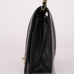 Chanel 2019 Black Caviar & Sheepskin Mademoiselle Wallet on Chain - FashioNica