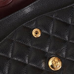 Chanel 2019 Caviar Medium Classic Double Flap GHW - FashioNica