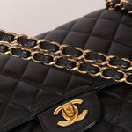 Chanel 2019 Caviar Medium Classic Double Flap GHW - FashioNica