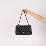 Chanel 2019 Caviar Medium Classic Double Flap GHW - FashioNica