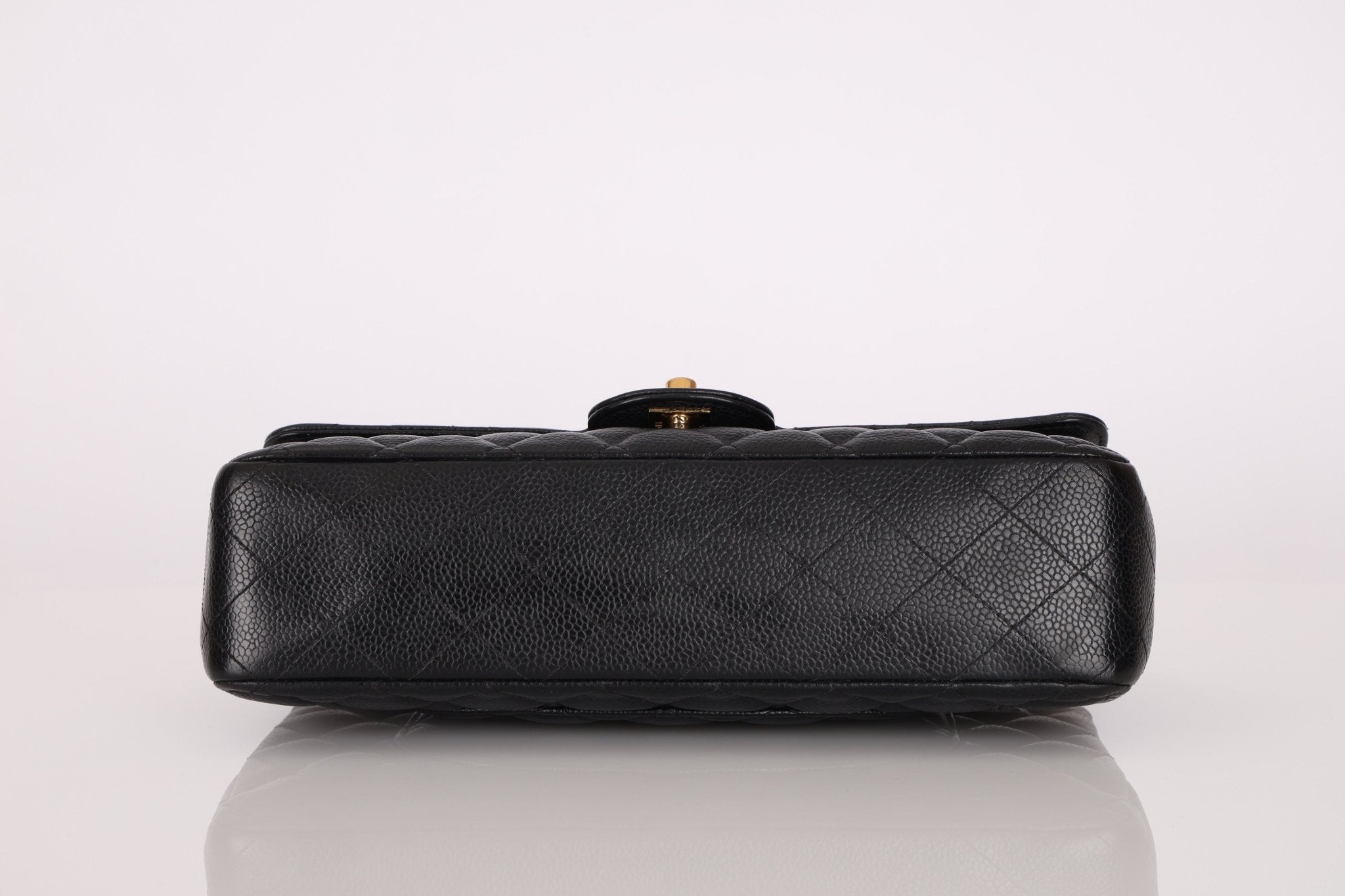 Chanel 2019 Caviar Medium Classic Double Flap GHW - FashioNica