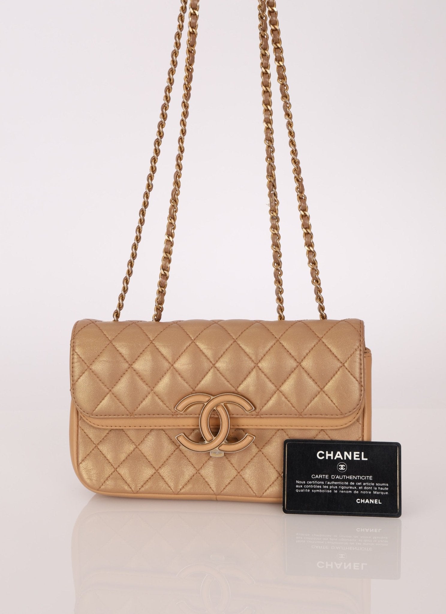 Chanel 2019 Chanel Iridescent CC Chic Small Flap Bag - FashioNica