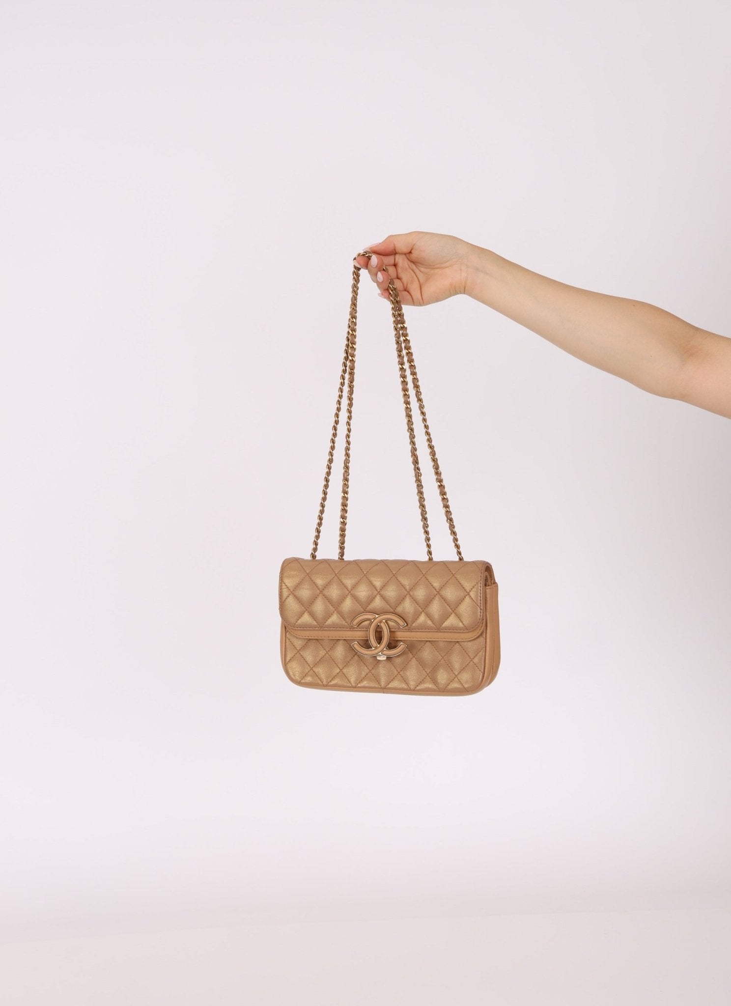 Chanel 2019 Chanel Iridescent CC Chic Small Flap Bag - FashioNica