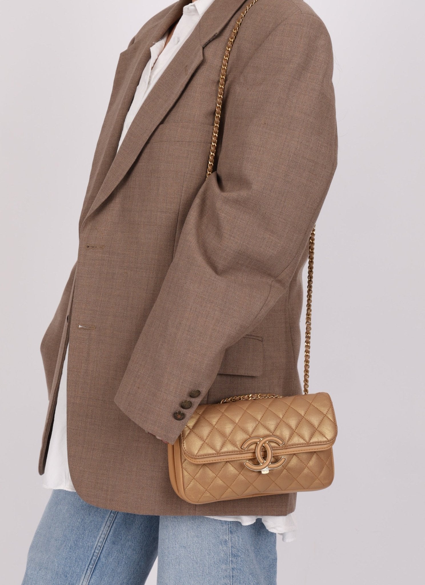 Chanel 2019 Chanel Iridescent CC Chic Small Flap Bag - FashioNica