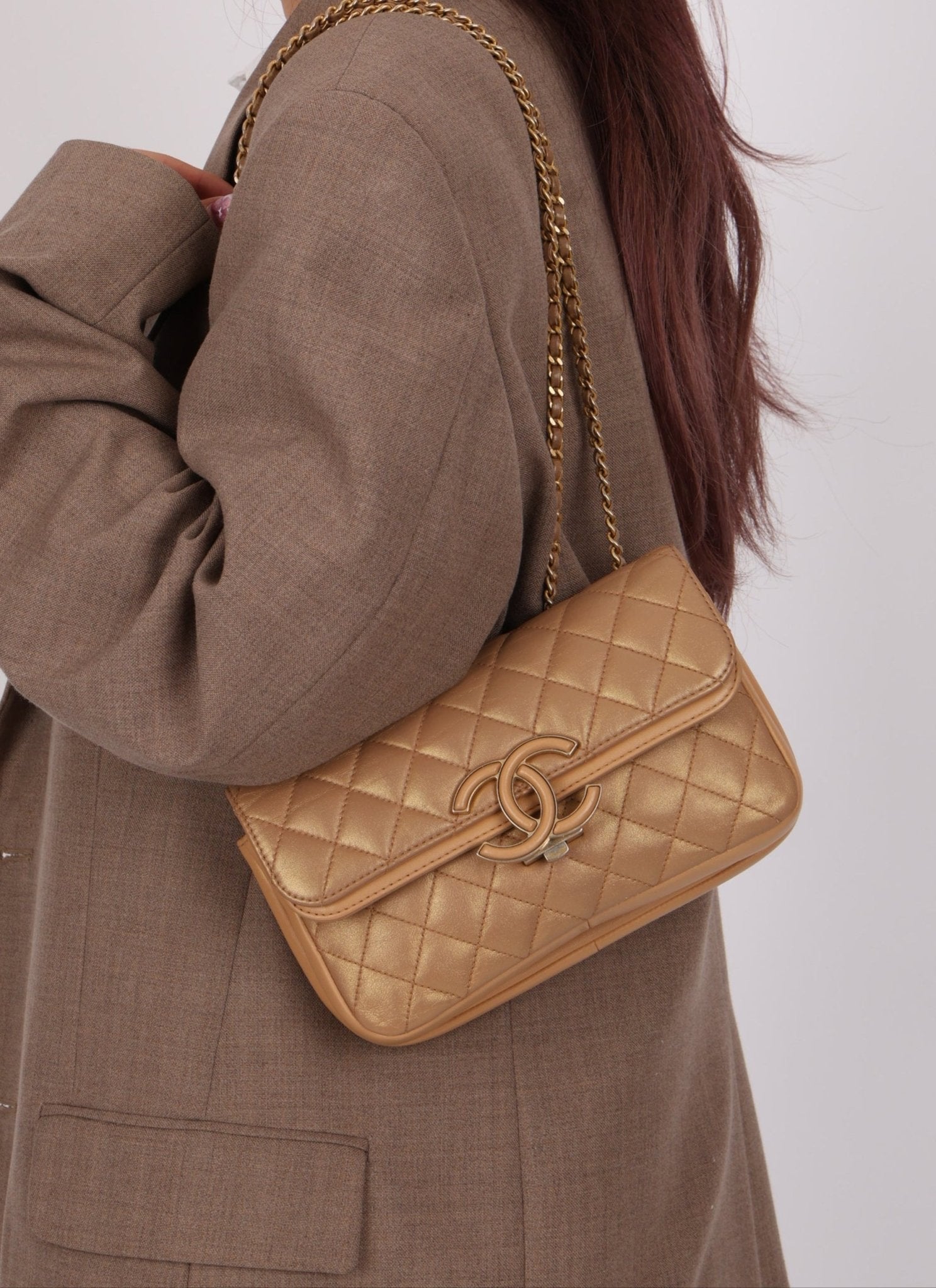 Chanel 2019 Chanel Iridescent CC Chic Small Flap Bag - FashioNica