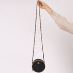 Chanel 2020 Lambskin Chain Around Round Crossbody - FashioNica