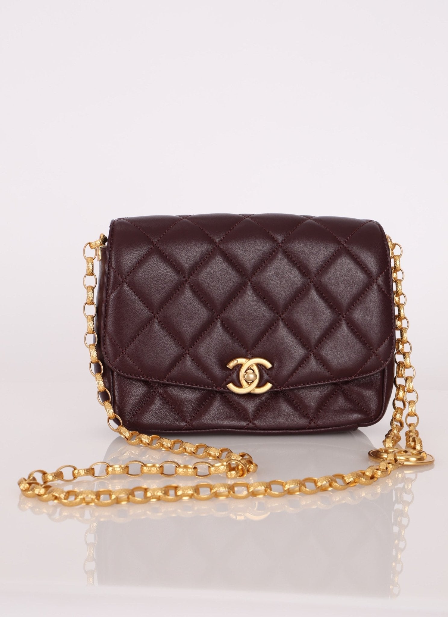 Chanel 2020 Lambskin Coin Bijoux Chain Flap Bag - FashioNica