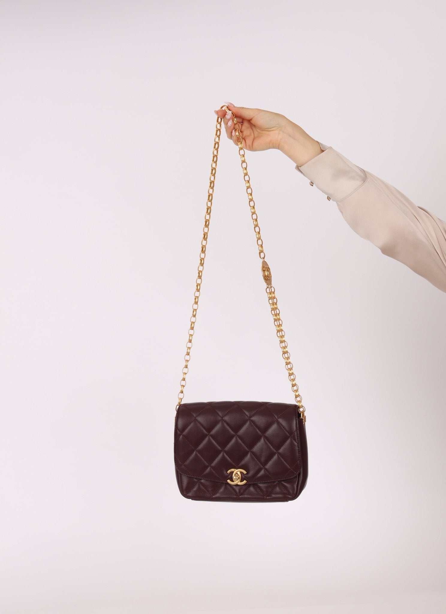 Chanel 2020 Lambskin Coin Bijoux Chain Flap Bag - FashioNica