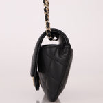 Chanel 2021 Black Caviar Sunglasses Case on Chain - FashioNica