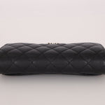 Chanel 2021 Black Caviar Sunglasses Case on Chain - FashioNica