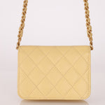 Chanel 2021 Caviar Butter Cardholder on Chain - FashioNica