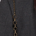 Chanel 2021 Caviar COCO Cardholder on Chain - FashioNica