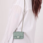 Chanel 2021 Caviar Sage Belt Bag - FashioNica