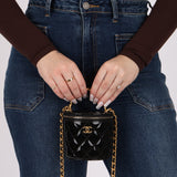 Chanel 2022 Patent Afternoon Tea Vanity on Chain - FashioNica