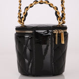 Chanel 2022 Patent Afternoon Tea Vanity on Chain - FashioNica