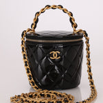 Chanel 2022 Patent Afternoon Tea Vanity on Chain - FashioNica