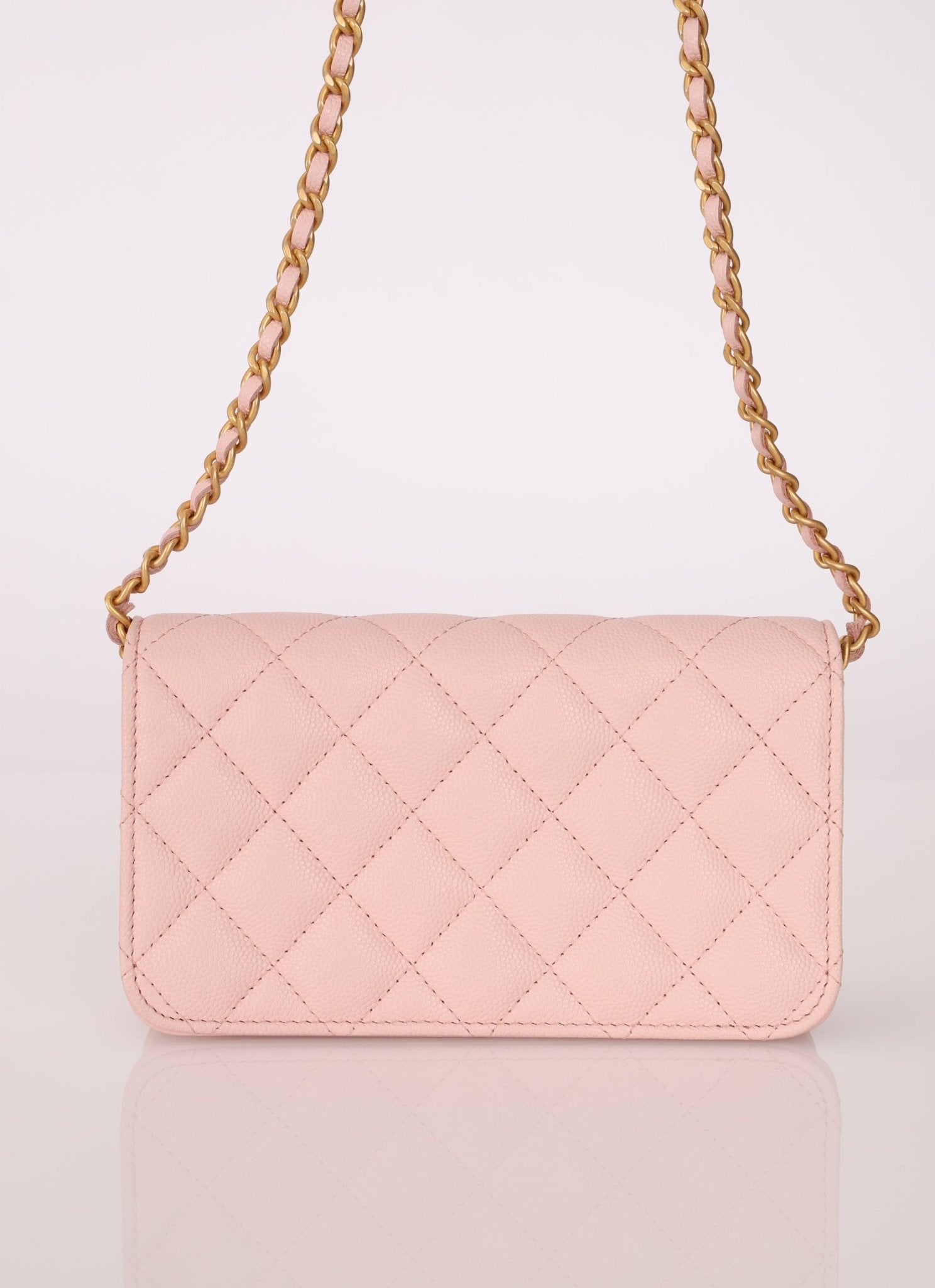 Chanel Caviar Camellia Mini Flap Bag - FashioNica