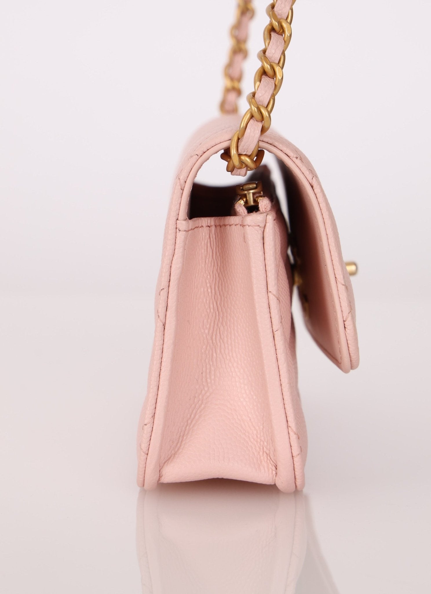 Chanel Caviar Camellia Mini Flap Bag - FashioNica