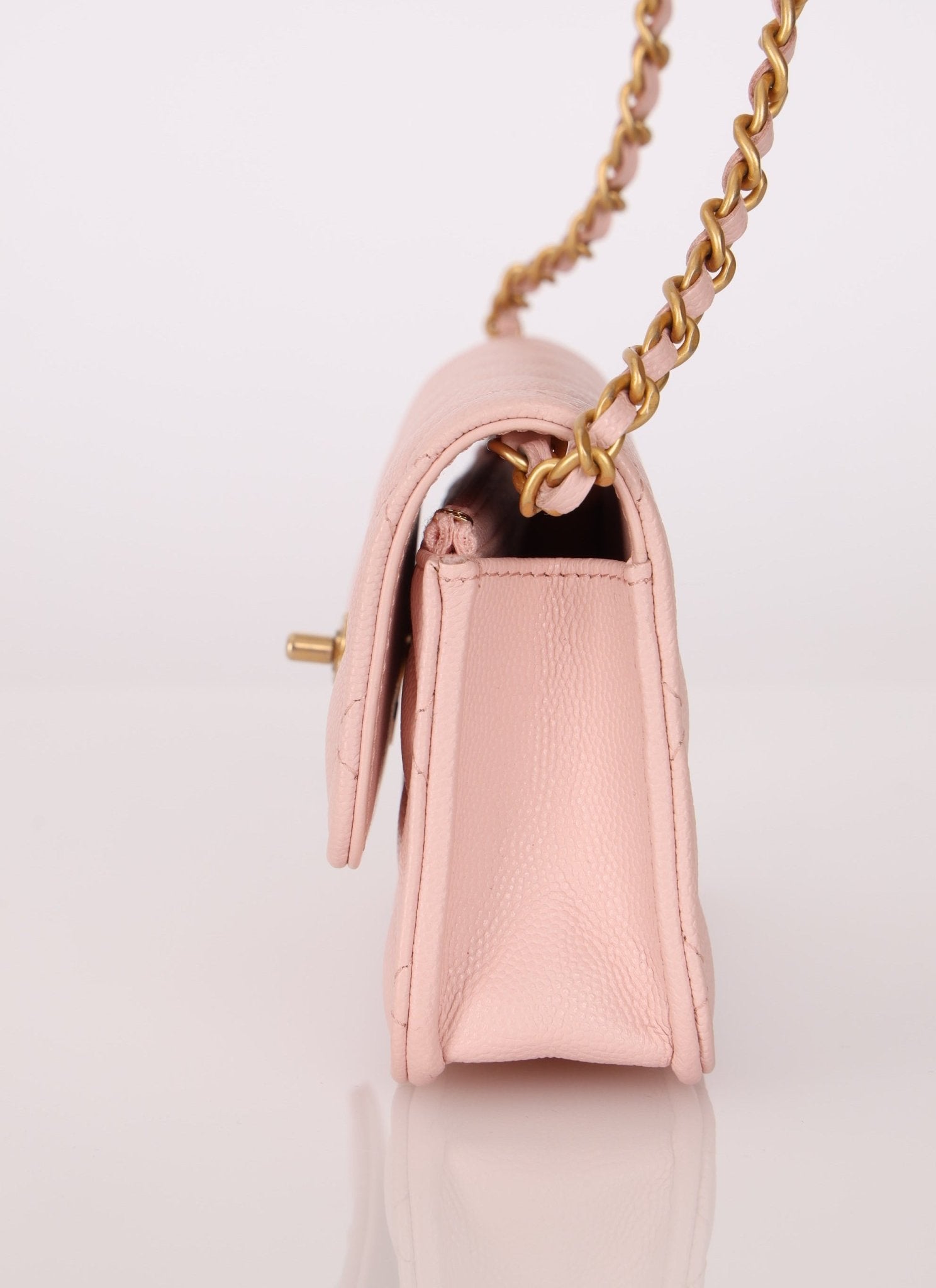 Chanel Caviar Camellia Mini Flap Bag - FashioNica