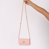 Chanel Caviar Camellia Mini Flap Bag - FashioNica
