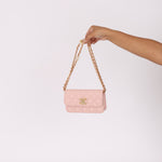 Chanel Caviar Camellia Mini Flap Bag - FashioNica