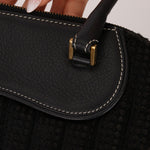 Dior 2001 License Plate Montaigne Leather and Pony Hair Bowler Bag - FashioNica