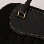 Dior 2001 License Plate Montaigne Leather and Pony Hair Bowler Bag - FashioNica