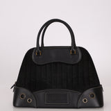 Dior 2001 License Plate Montaigne Leather and Pony Hair Bowler Bag - FashioNica