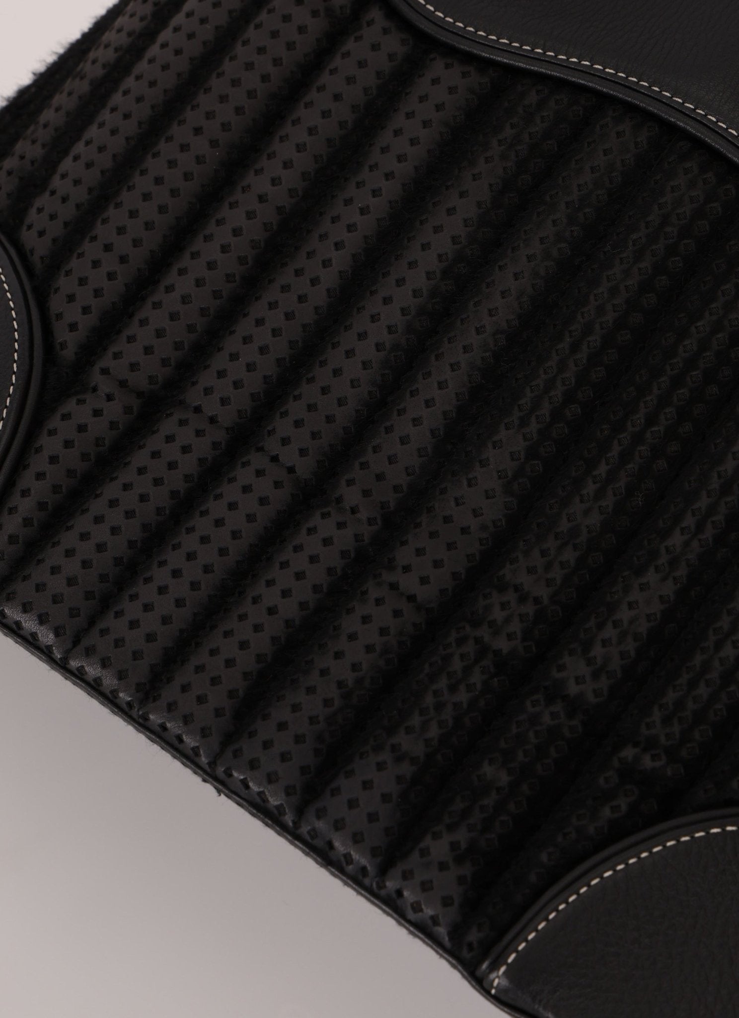 Dior 2001 License Plate Montaigne Leather and Pony Hair Bowler Bag - FashioNica